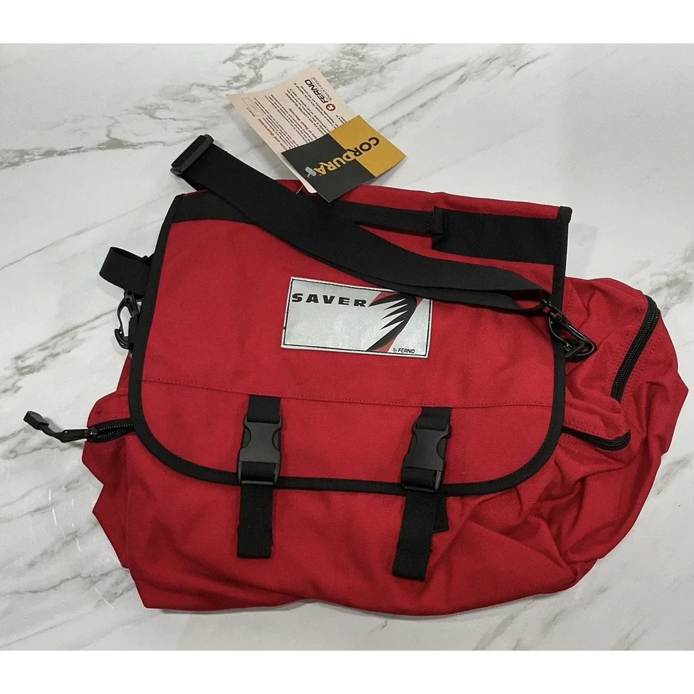 Ferno 2100 Saver First Responder Bag EMT EMS Medical Trauma Kit Red New W/ Tags